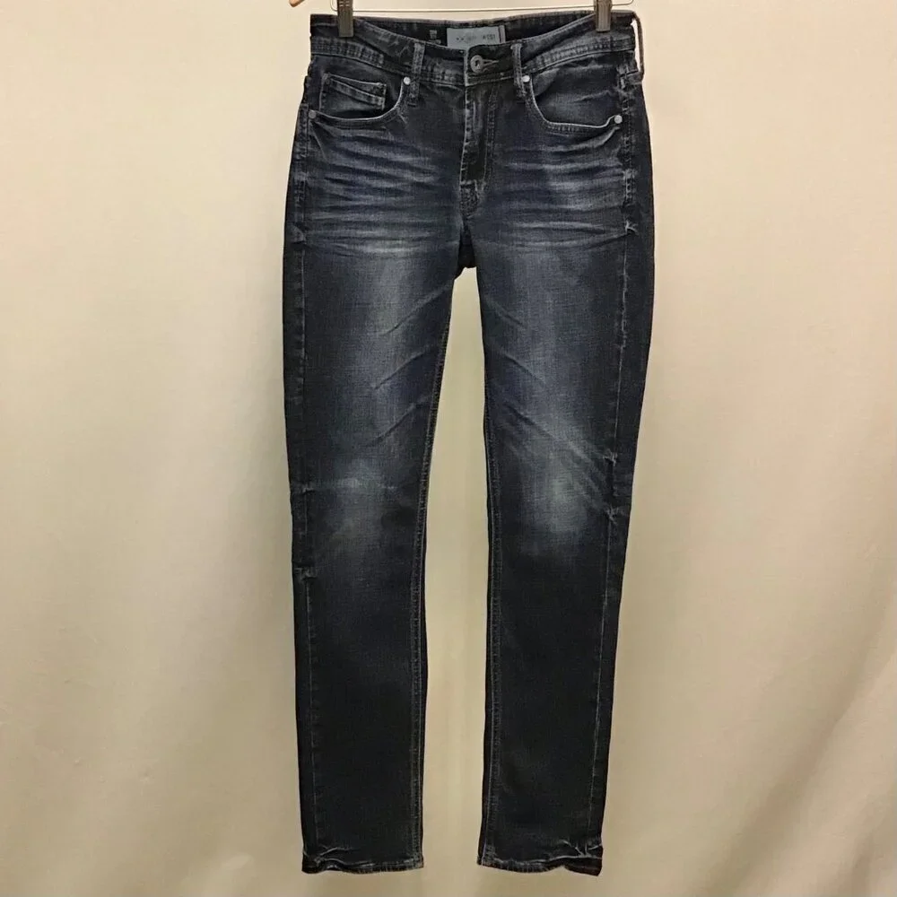 DepartWest 28x32 Trouper Men’s Slim Fit Jeans Stretch Logo DWD220